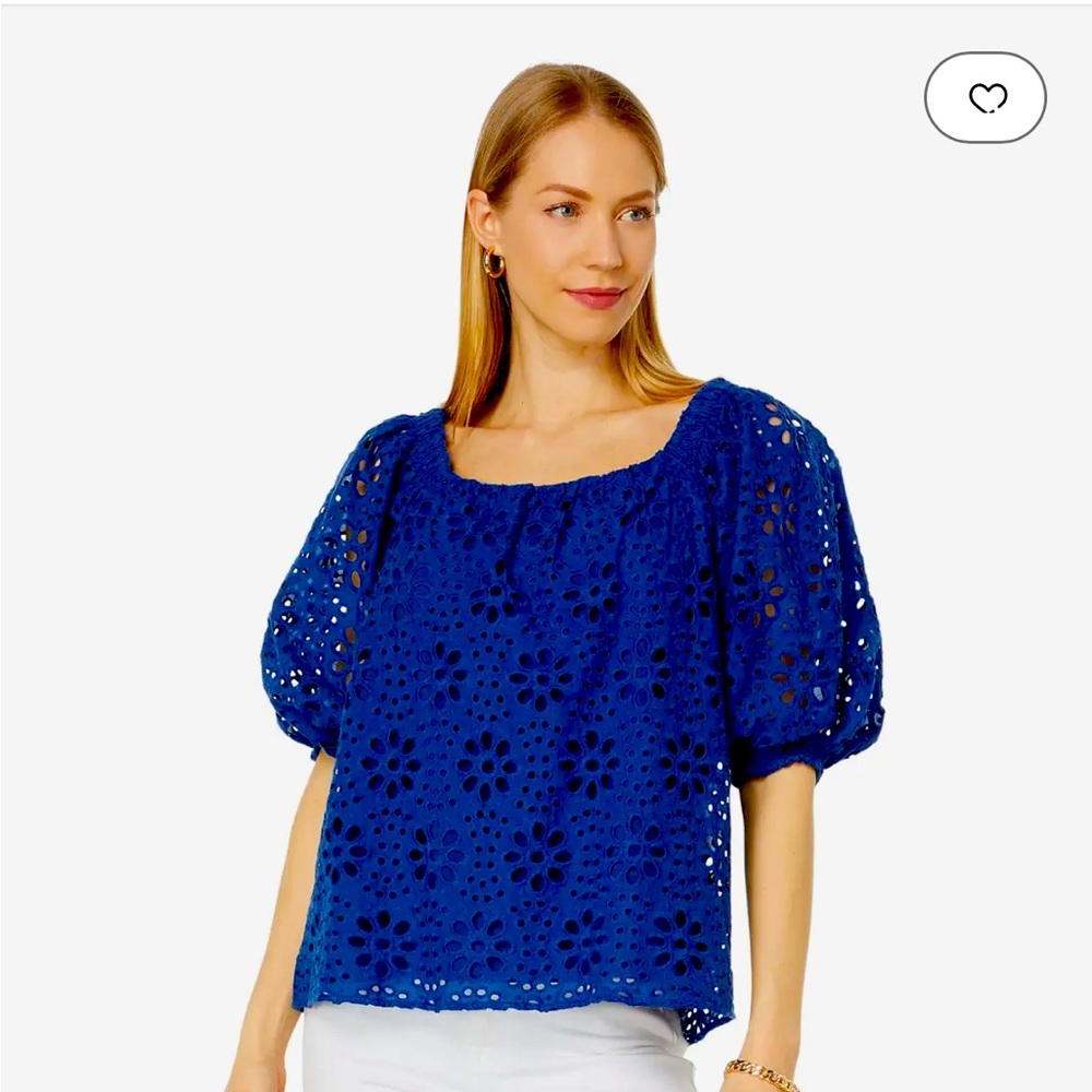 Lilly Pulitzer Kerrigan top navy M